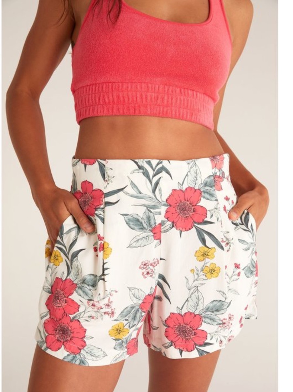 Z supply floral day trip shorts women’s xs